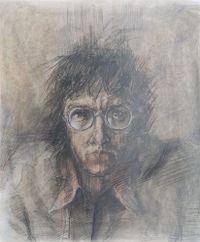 1977-Selbstbildnis-40x52-cm_HubertSowa